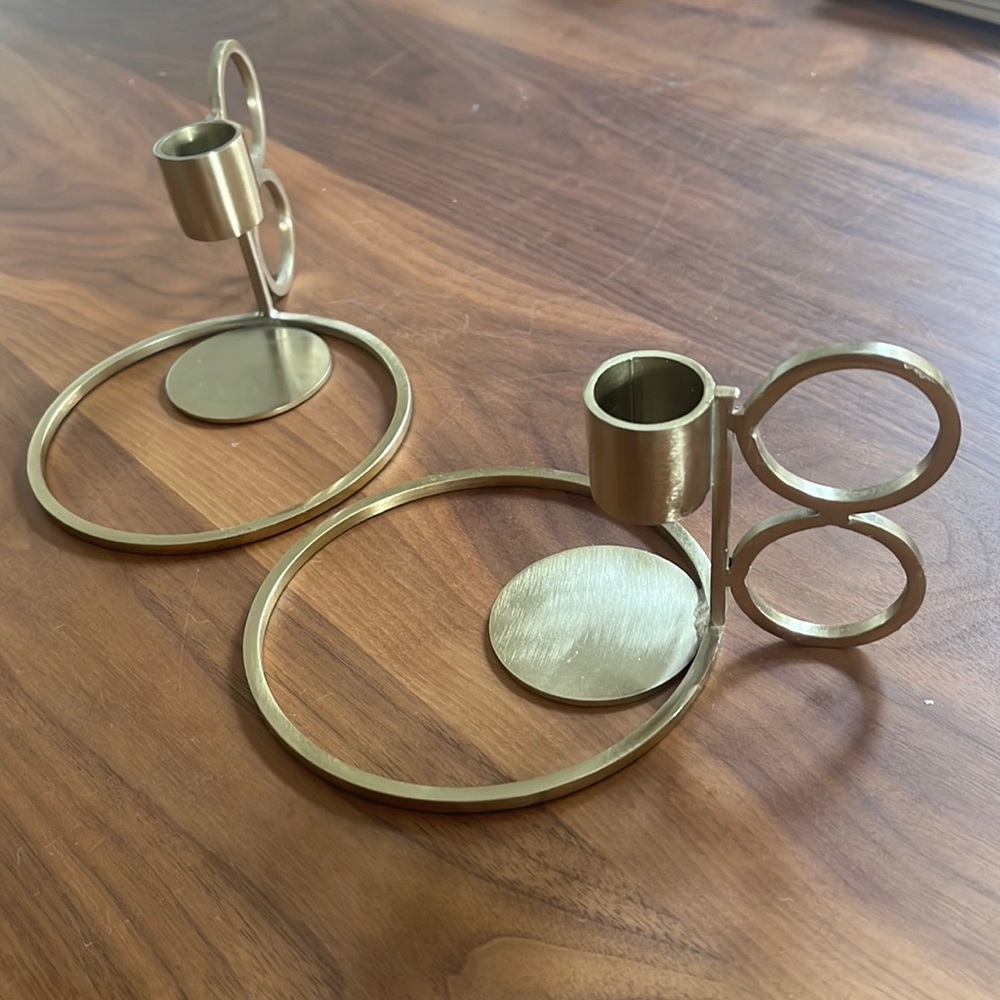 🕯 candlestick holders • set of 2